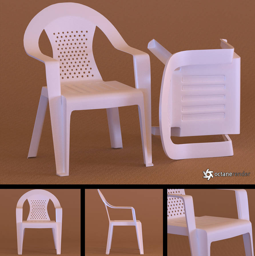 Plastic Chair (Free Model) by LuxXeon on DeviantArt