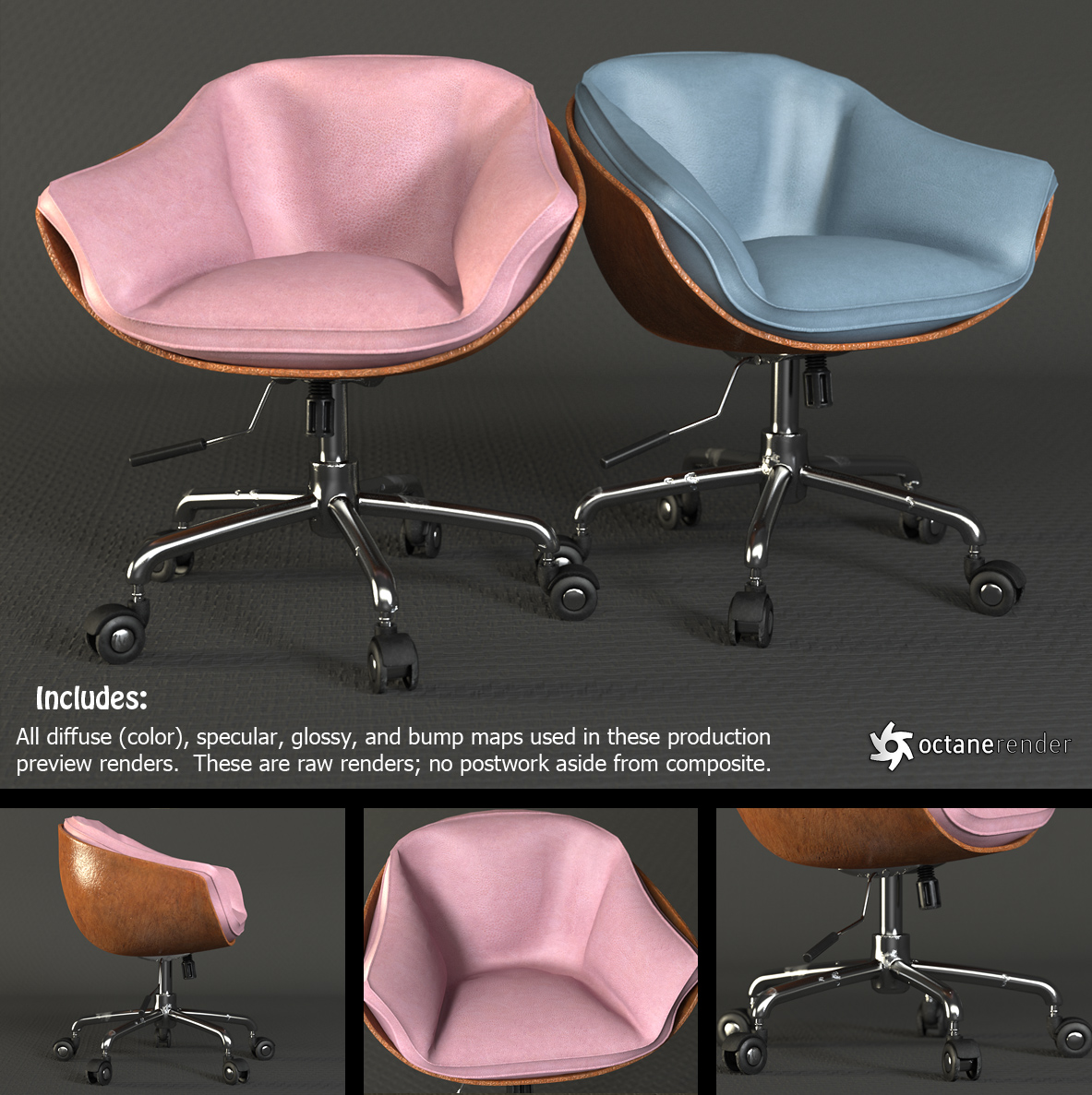 Swivel Chair (Free Model)