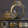 Diamond Heart Ring (Free 3D Model)