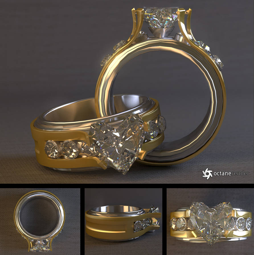 Gold Engagement Ring Designs for Women - AC Silver
