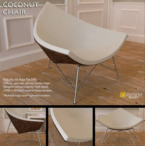 Free 3D Model: Coconut Chair