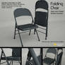 Free 3D Model: Metal Folding Chair