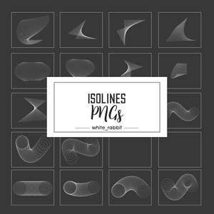 isolines I pngs by white rabbit