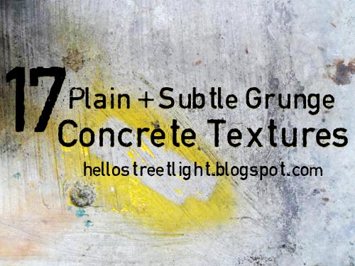 17 Plain and Subtle Grunge Concrete Textures