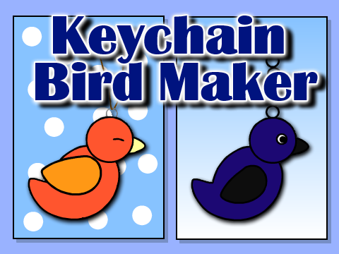 Key Chain Bird Maker Game