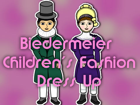 Biedermeier Children's Fashion Dress Up Game by xVanyx on DeviantArt