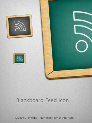 Blackboard Feed Icon