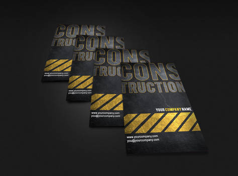 construction business card