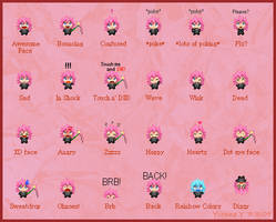Chibi Marluxia Emoticons
