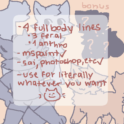 p2u line art pack by bibiken on DeviantArt
