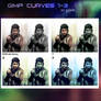 Gimp curves 1-3