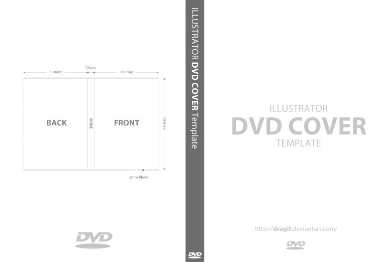 DVD Cover Template for Illustrator by dragit on DeviantArt