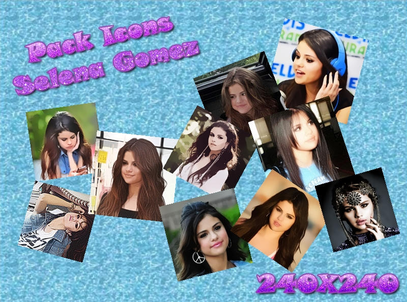 Pack 10 Icons Selena Gomez by ImHerLouis on DeviantArt