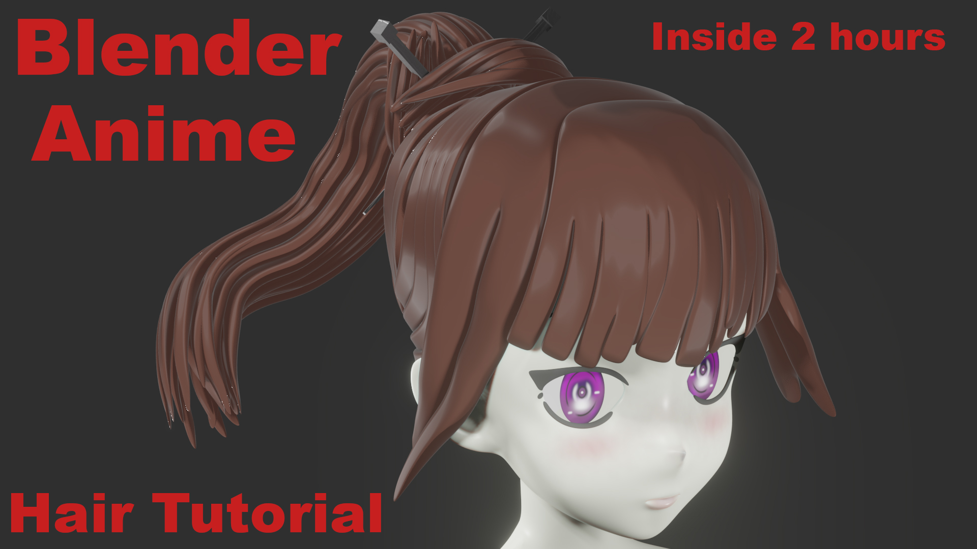 Blender] Anime hair tutorial - Download by HoloExe on DeviantArt