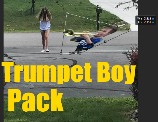 Trumpet boy pack