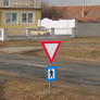 Republic of Latervia Road Signs-Yield Signs