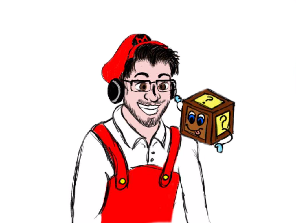 Markiplier as Mario with Tiny Box Tim by MissJena-May on DeviantArt