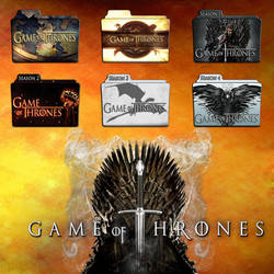 Game of Thrones folder icons: S1-S4