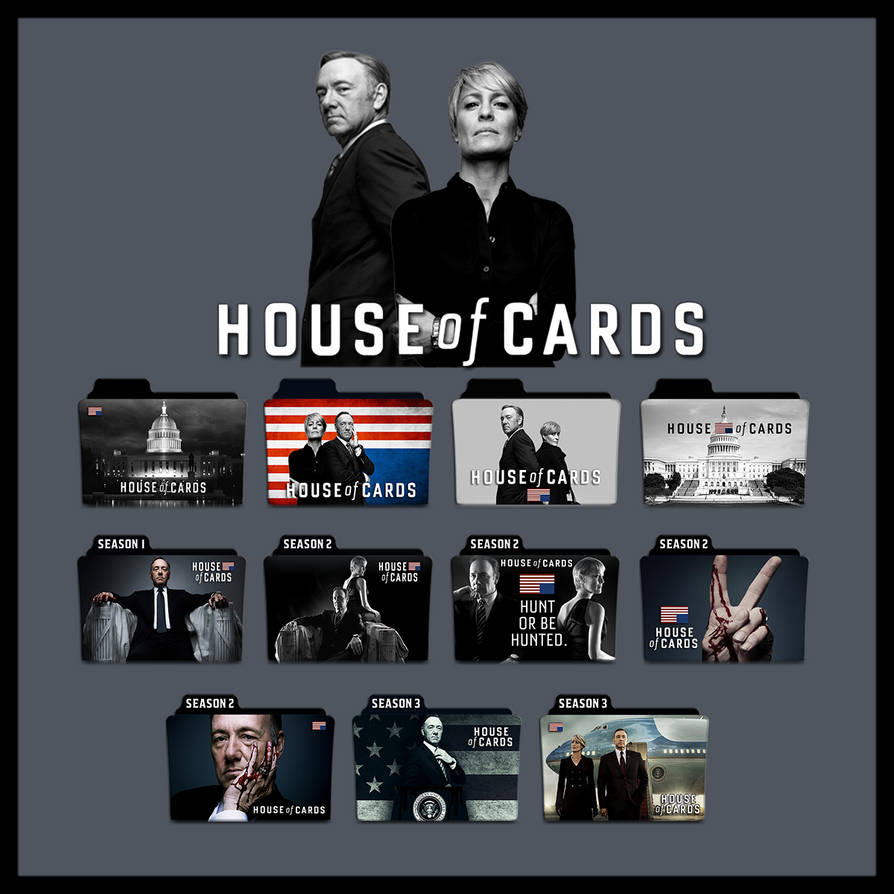 House of Cards folder icons S01S03 by F0l13aD3ux on DeviantArt