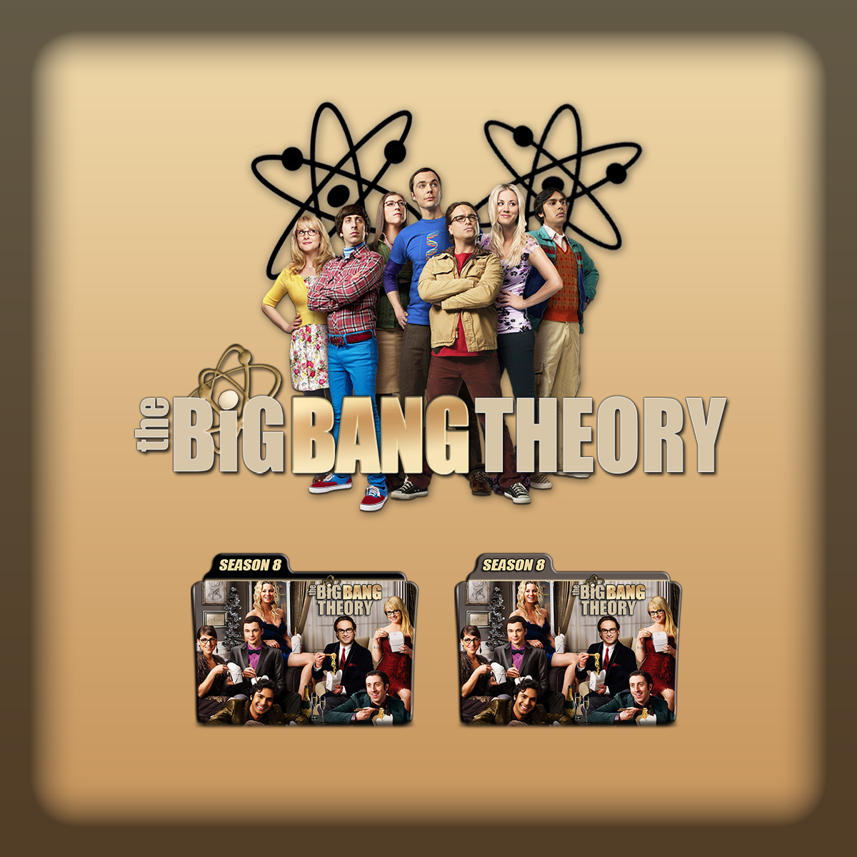 The Big Bang Theory folder icons: Season 8 by F0l13aD3ux on DeviantArt