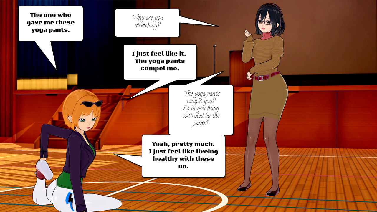 Haunted yoga pants by Team-Ehiro on DeviantArt