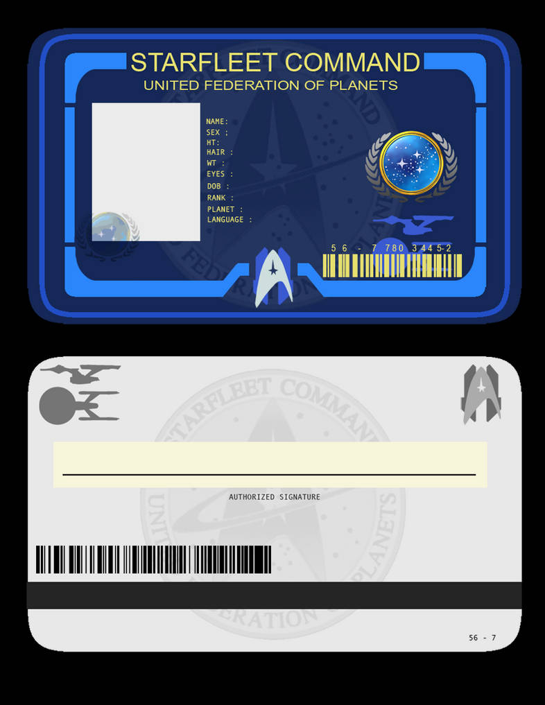 Starfleet Id Card Generator