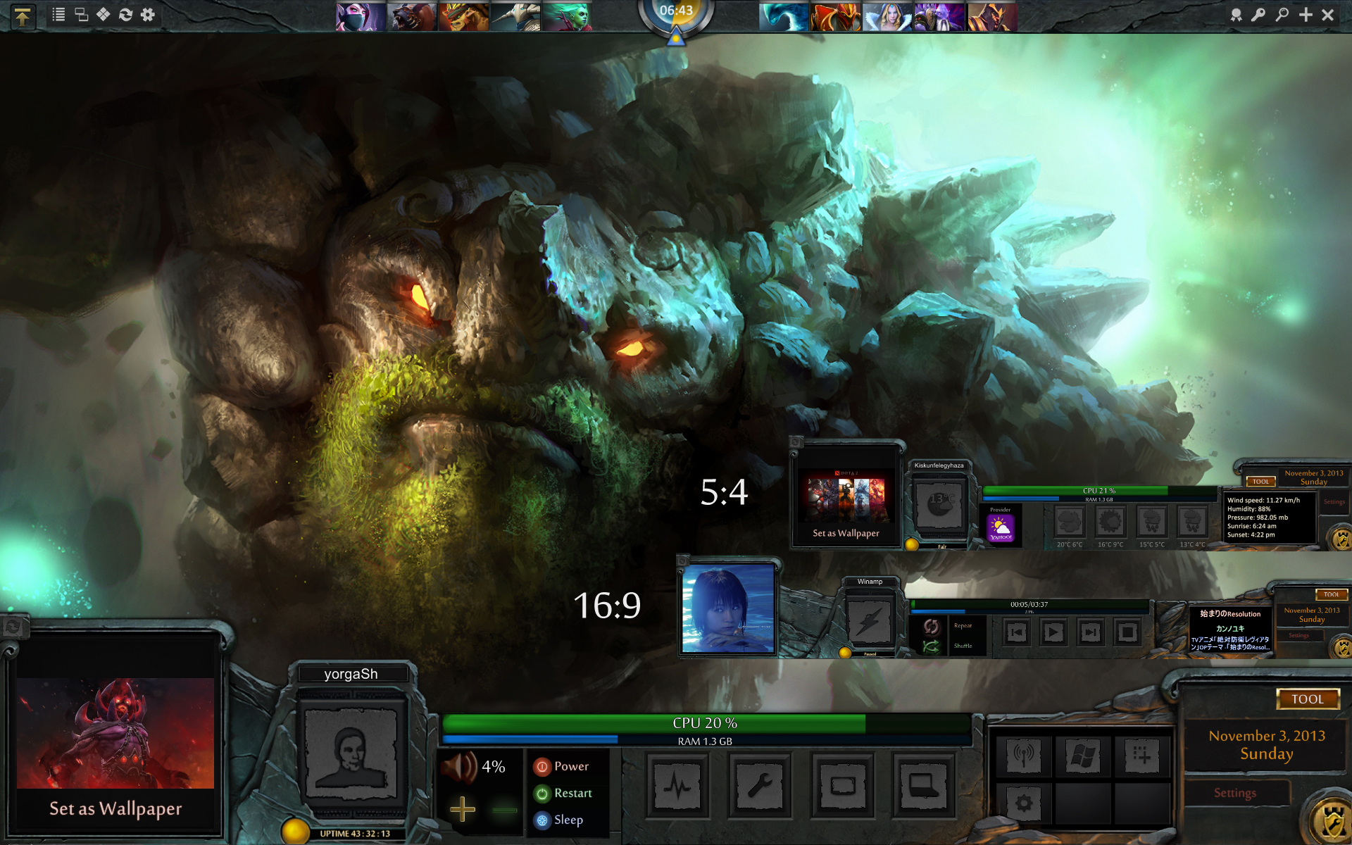 Dota2 Game HUD 1.01