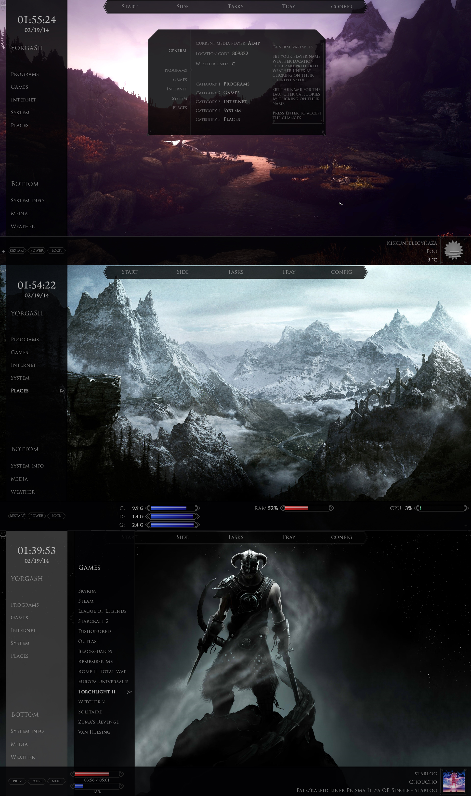 Skyrim Desktop 1.02 by yorgash
