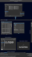 SAO: Gun Gale Online visual style for Windows 7