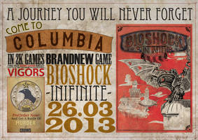 Bioshock Infinite Typographic Propaganda Poster