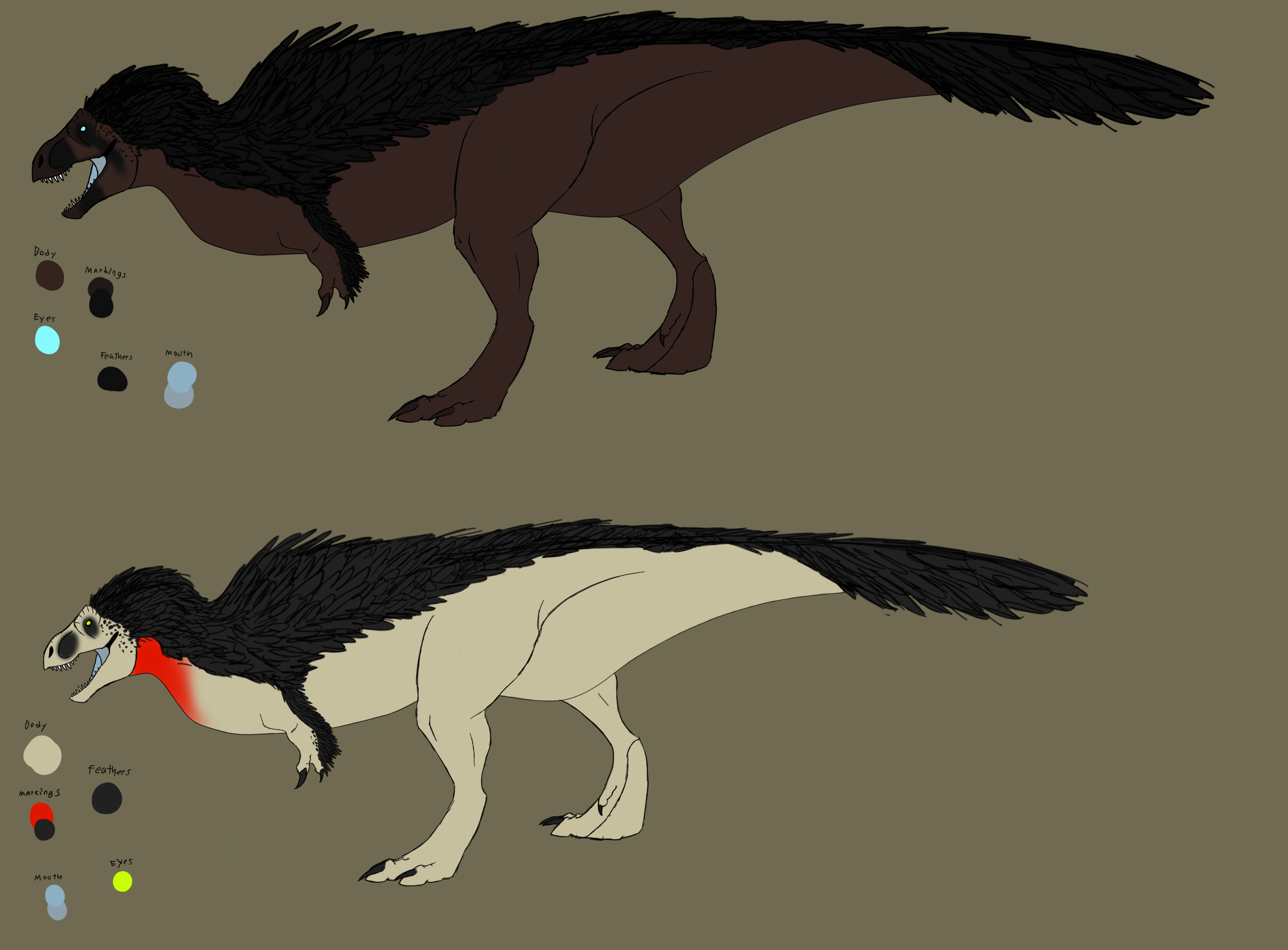 Tyrannosaurus Rex by LucaShewolf on DeviantArt