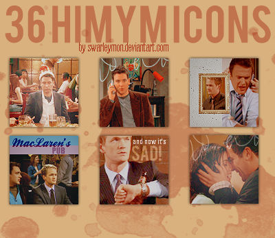 36 HIMYM icons by swarleymon on DeviantArt