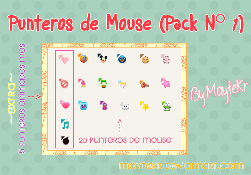 Punteros de mouse Seleccion normal Pack 1 by MayteKr on DeviantArt