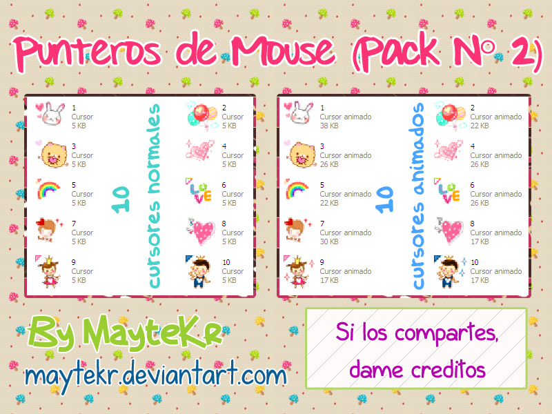 Punteros de mouse Seleccion normal Pack 2