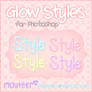Glow Styles for Photoshop