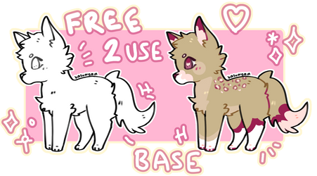 Free To Use Furry Base [+ MS Paint Version]