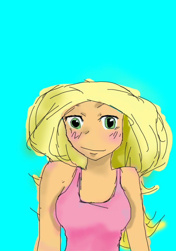 Rough Anime Girl by kino789 on DeviantArt