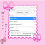 Cursor pink bow