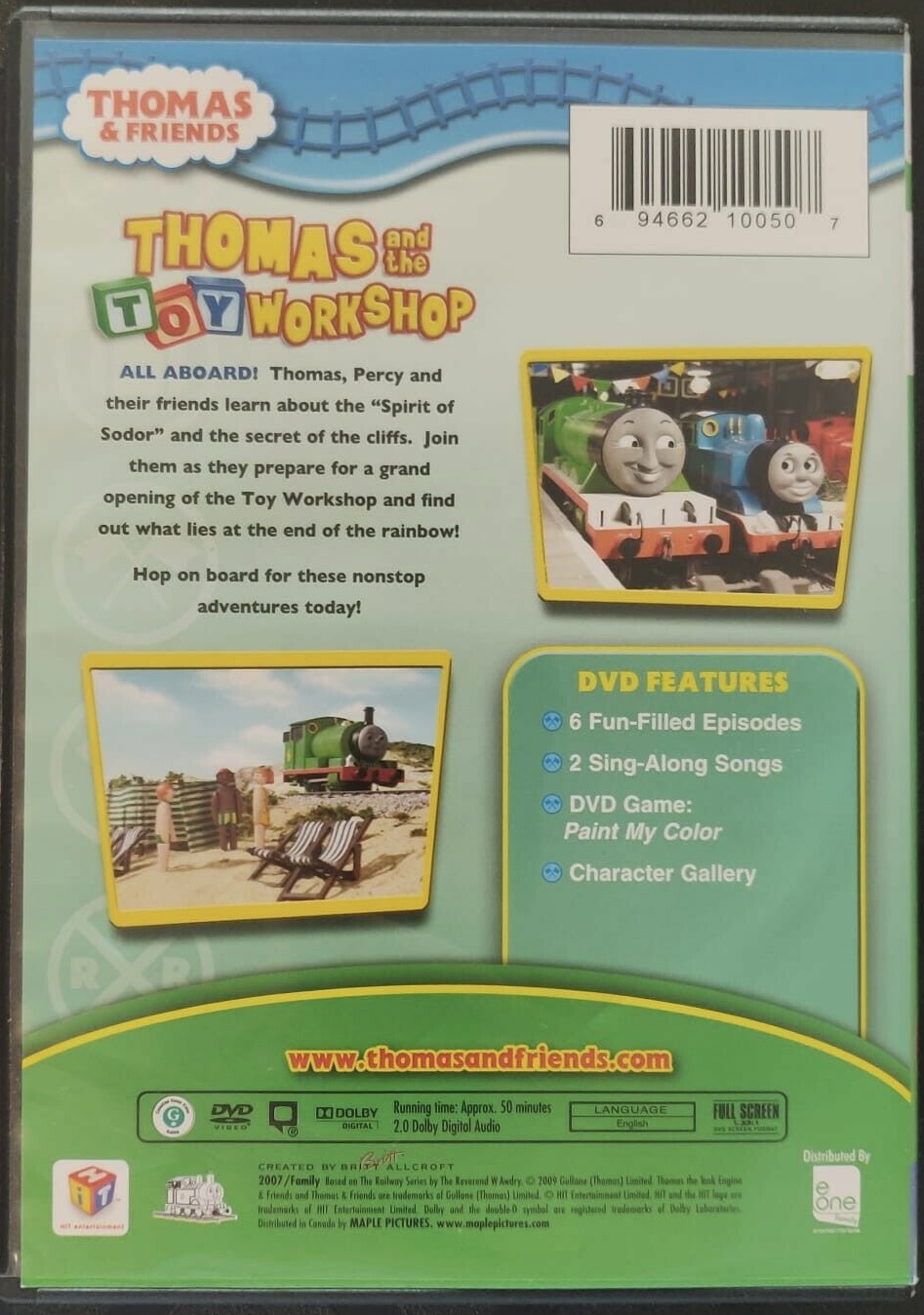 Thomas and the Toy Workshop Canadian back cover by Jack1set2 on DeviantArt