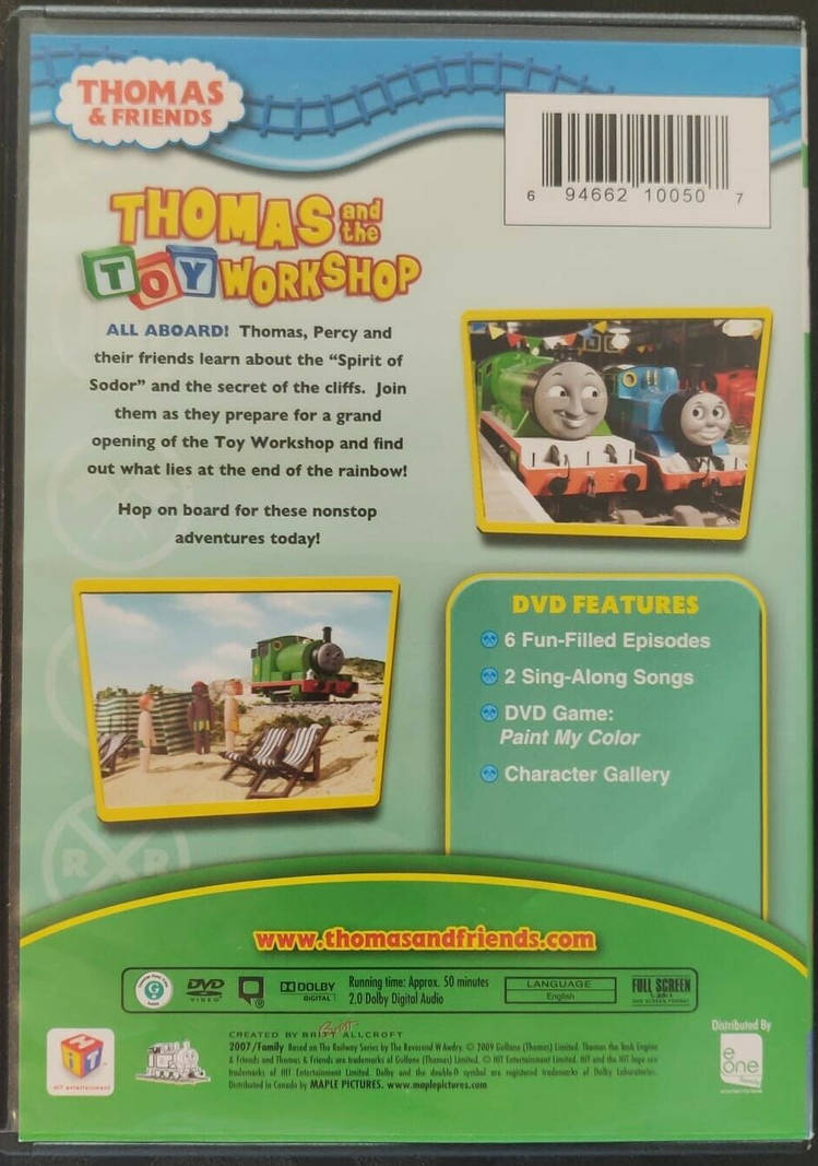 Thomas and the Toy Workshop Canadian back cover by Jack1set2 on DeviantArt