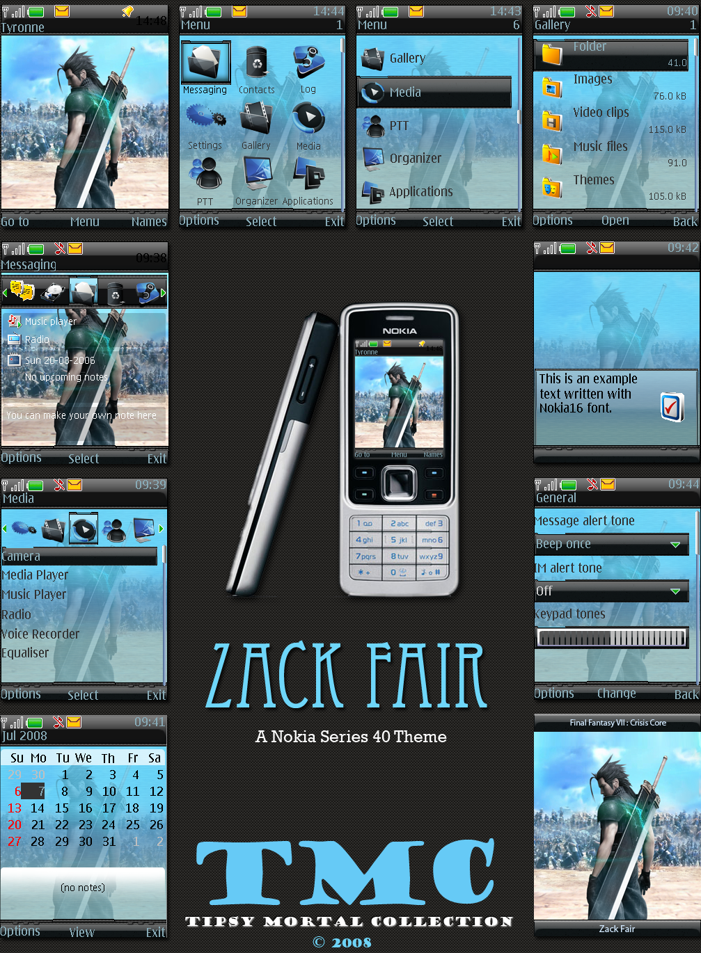 FFVII:CC- Zack Fair S40 Nokia