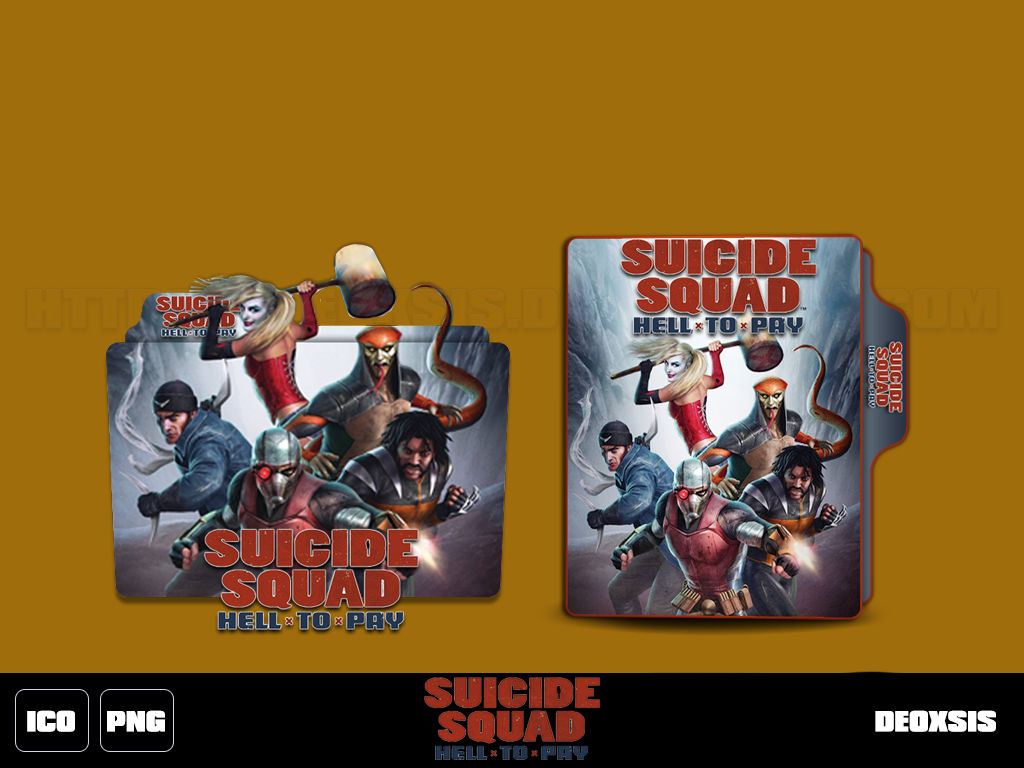 Suicide Squad - Hell to Pay (2018) Folder Icon by van1518 on DeviantArt