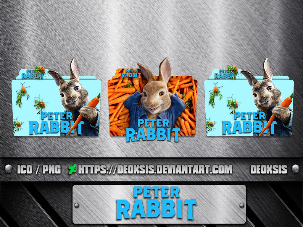 peter rabbit 2018 folder icon pack by