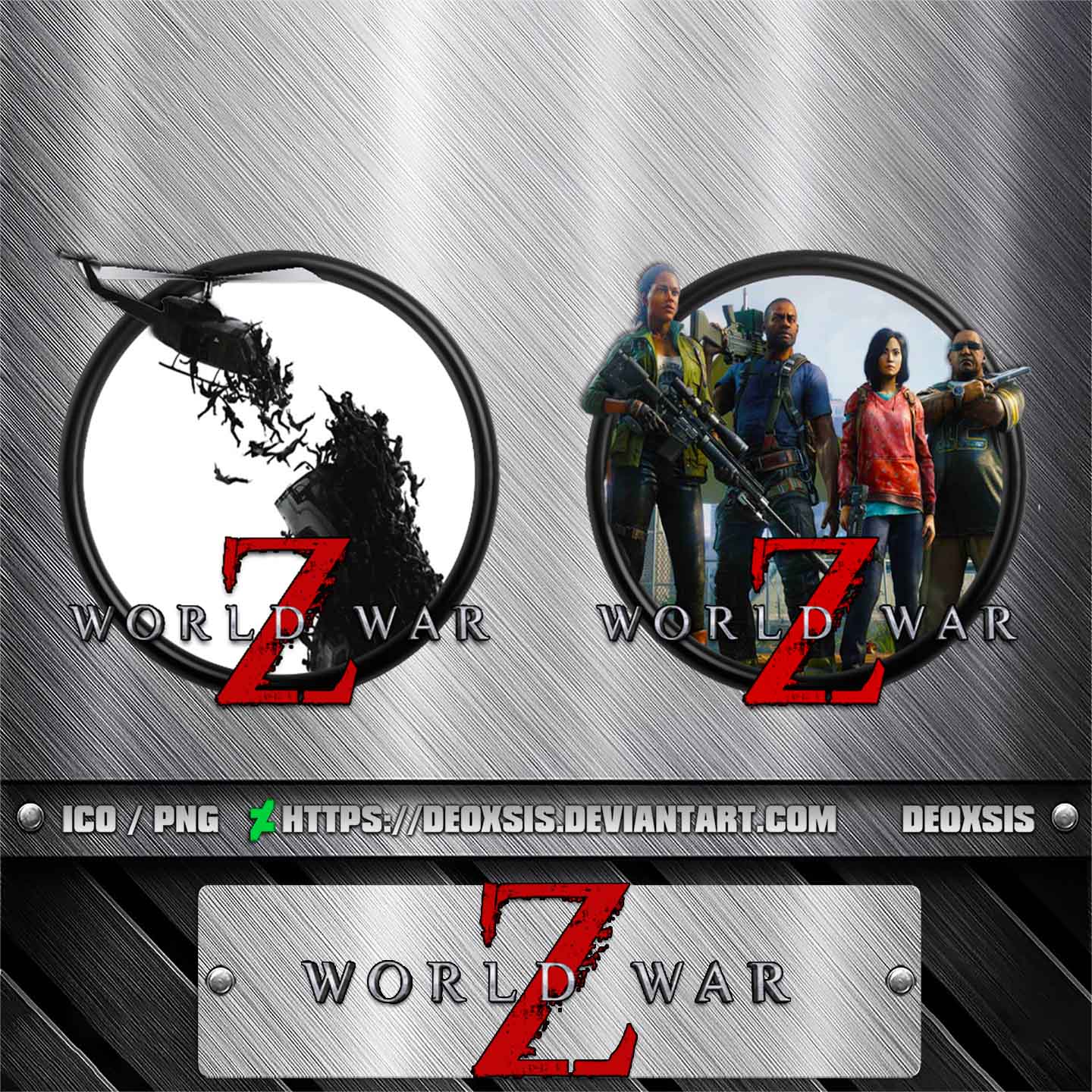 Pc Game World War Z 19 Round Folder Icon Pack By Deoxsis On Deviantart