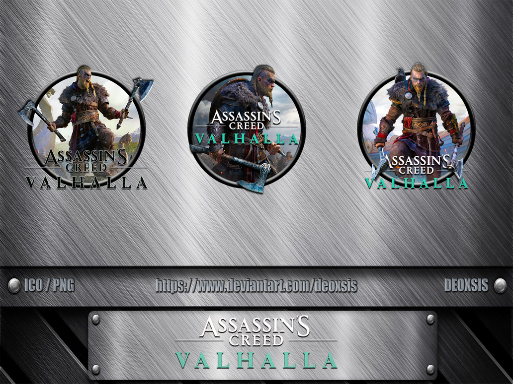 Assassin's Creed Walhalla [2020] Round Icon Pack by deoxsis on DeviantArt