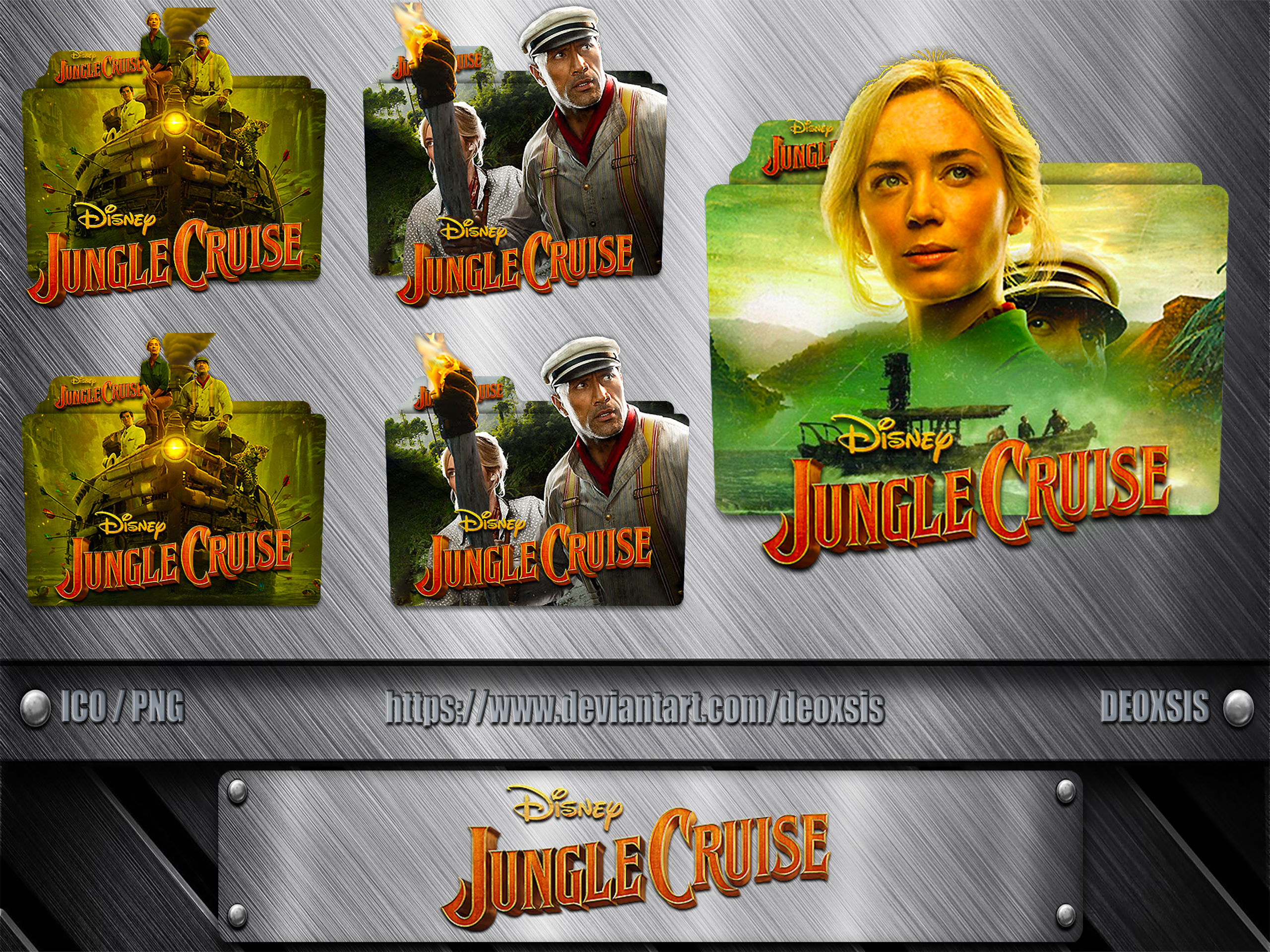 Jungle Cruise 2021 Folder Icon Pack By Deoxsis On Deviantart