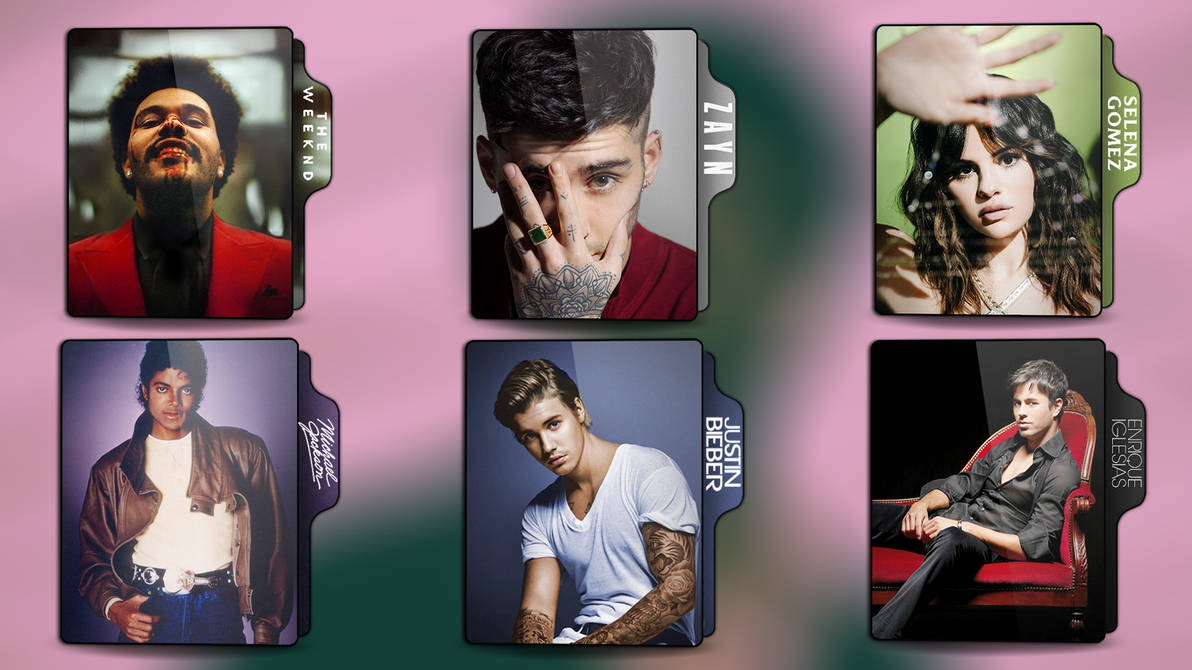 Singers Folder's Icon Pack #1 by HosseinEnr7que on DeviantArt