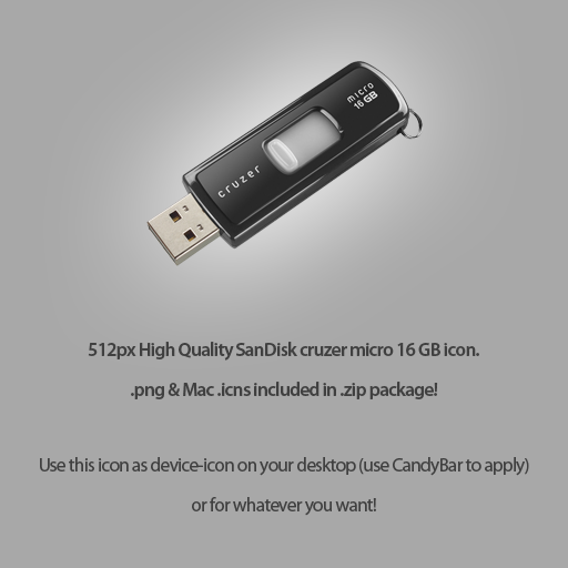 SanDisk Cruzer Micro 16Gb icon