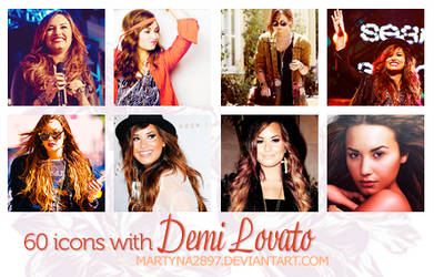 60 icons with Demi Lovato