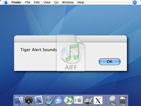 Mac OS X Sound Scheme